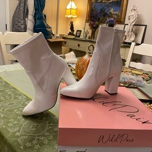 Super cute trending white booties from Wild Pair (Macy’s).